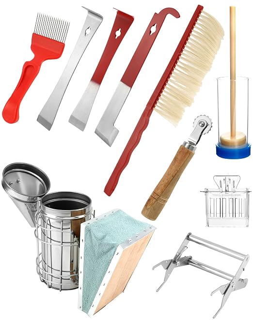 QWORK® 10-częściowy zestaw narzędzi pszczelarskich - obrazek 6