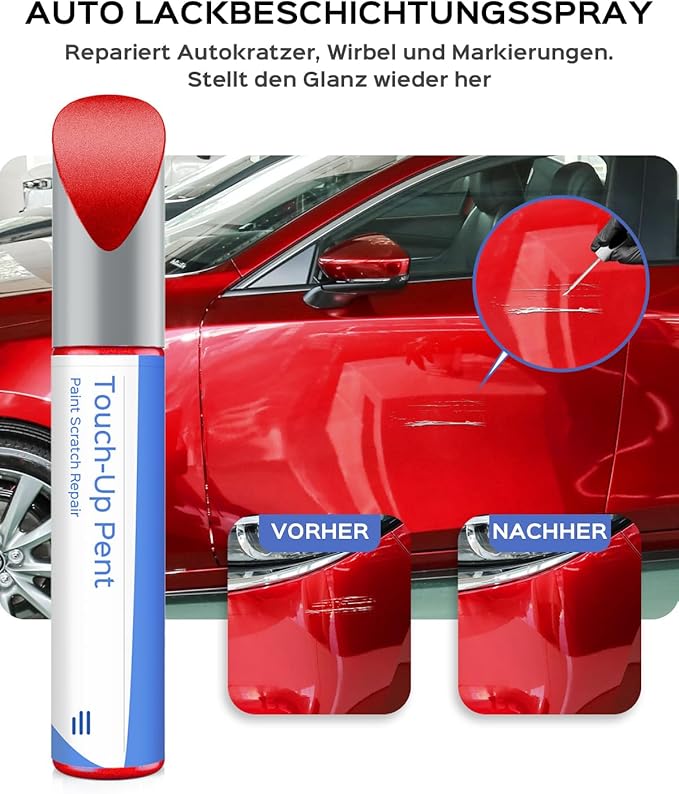 46 V Soul Red Crystal Metallic Tricoat lakier w sztyfcie do Mazda - obrazek 3