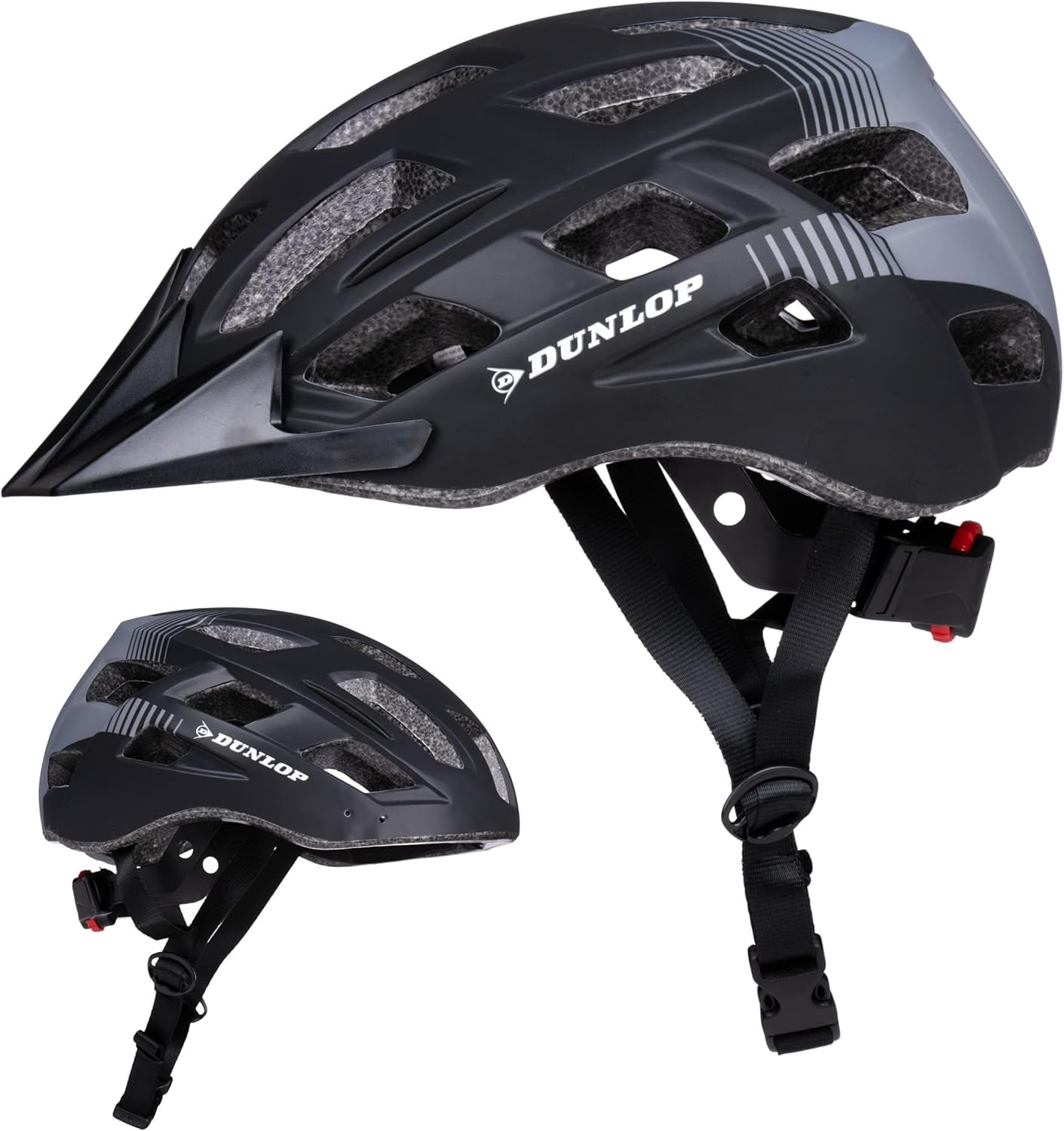 Dunlop Kask rowerowy ze światłem - obrazek 2