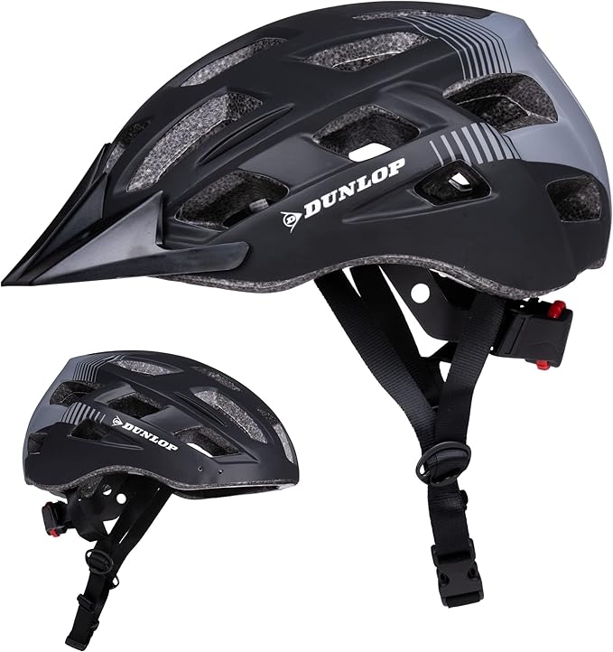 Dunlop Kask rowerowy ze światłem