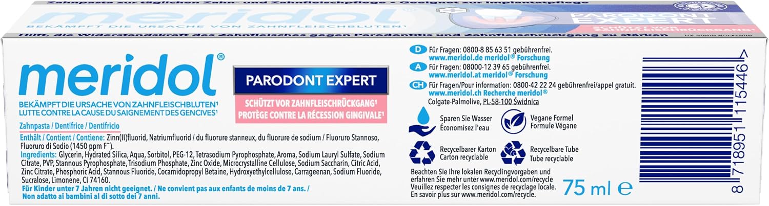 Meridol Parodont-Expert Zahnpasta bei Parodontitis und - obrazek 5