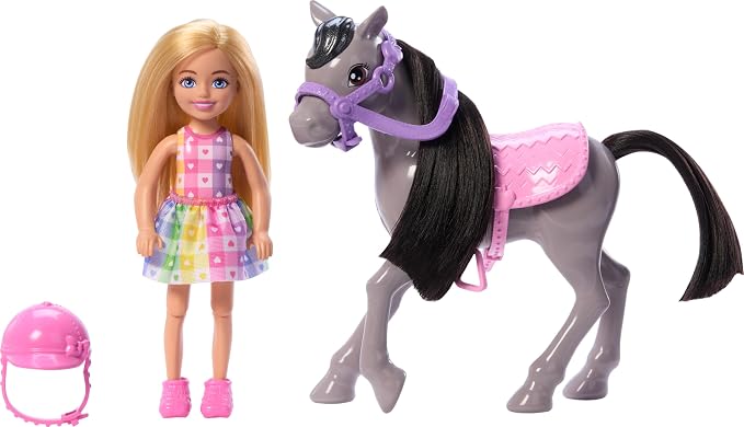 Barbie Club Chelsea lalka koń i zestaw do jazdy konnej - obrazek 6