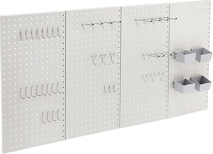 Amazon Basics zestaw prostokątnych metalowych tablic perforowanych