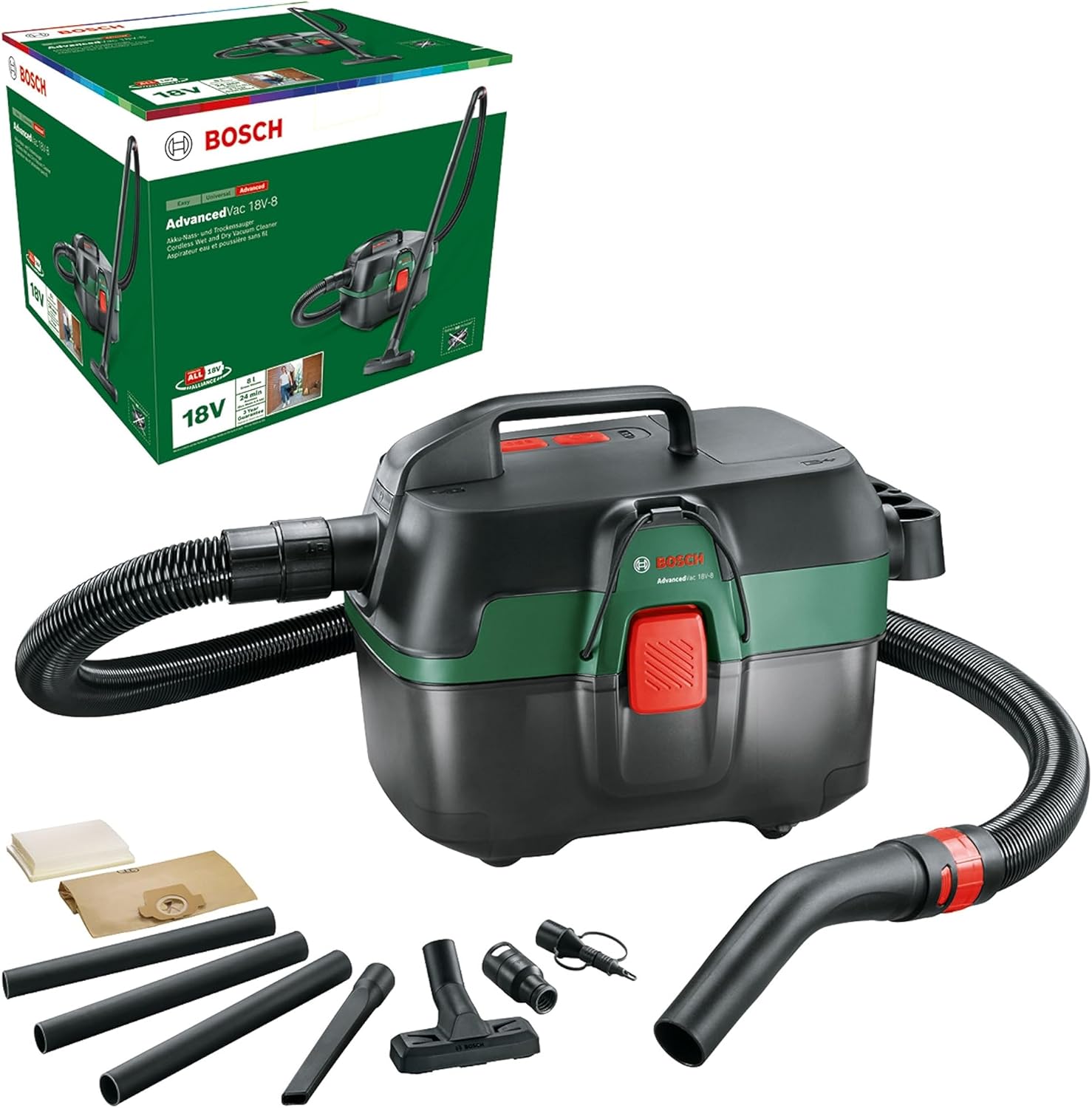 Bosch Home And Garden Akumulatorowy Odkurzacz do Pracy na Sucho - obrazek 2