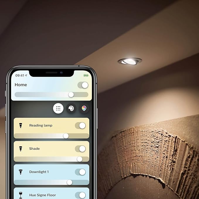 Philips Hue inteligentny reflektor do zabudowy Milliskin Hue recessed okrągły biały 3x5W 3 szt - obrazek 3