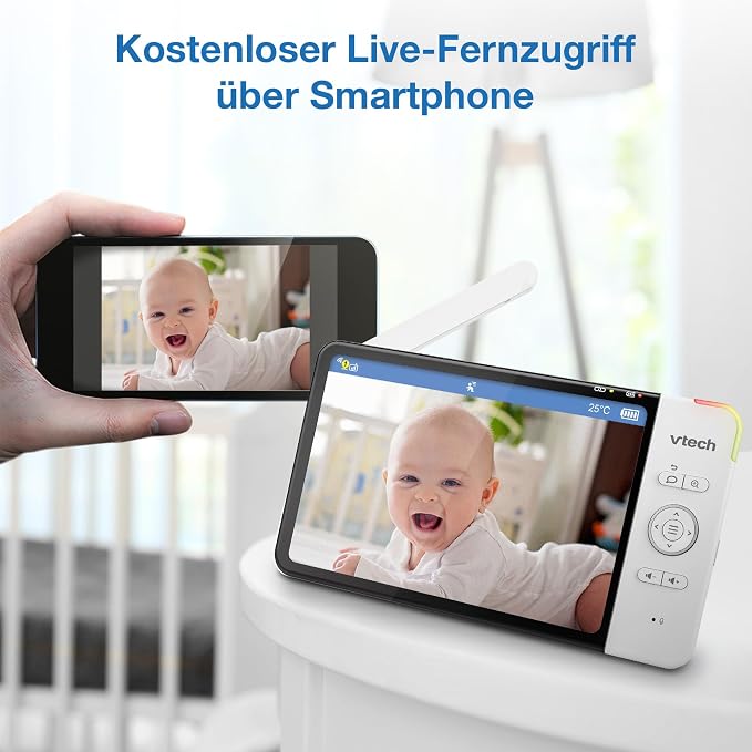 Vtech RM7764HD z kamerą 1080p WiFi Remote Access - obrazek 4
