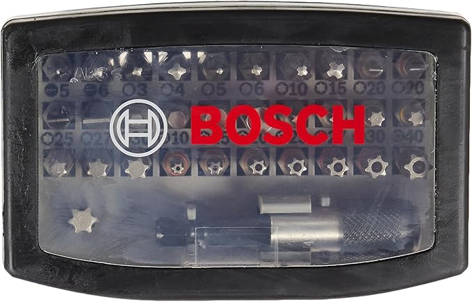 Bosch 32x Zestaw mieszany bitów do wkrętarek Extra Hard, 32 szt.