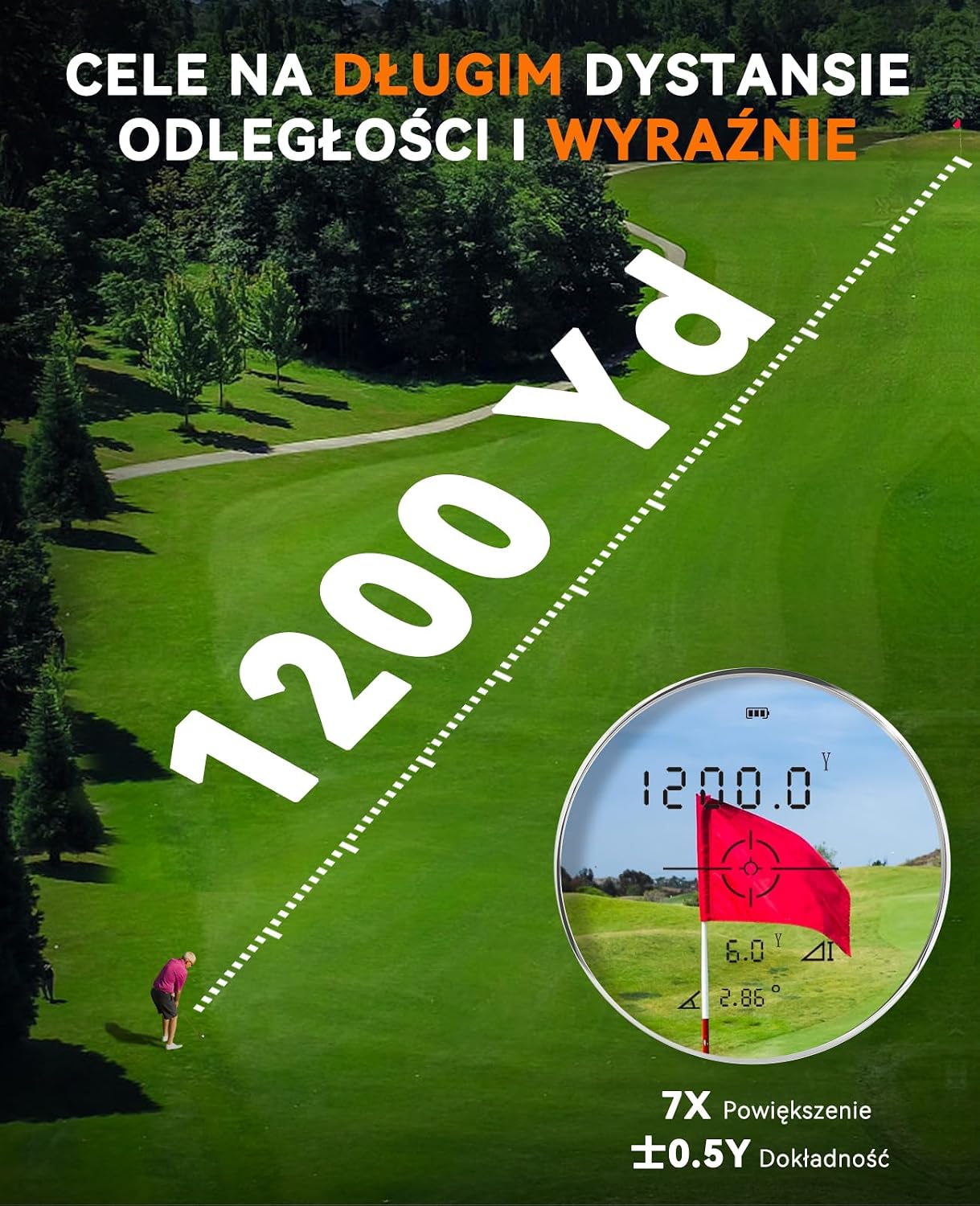 SUNPOW Wyszukiwarka Zasięgu Golfa - obrazek 5