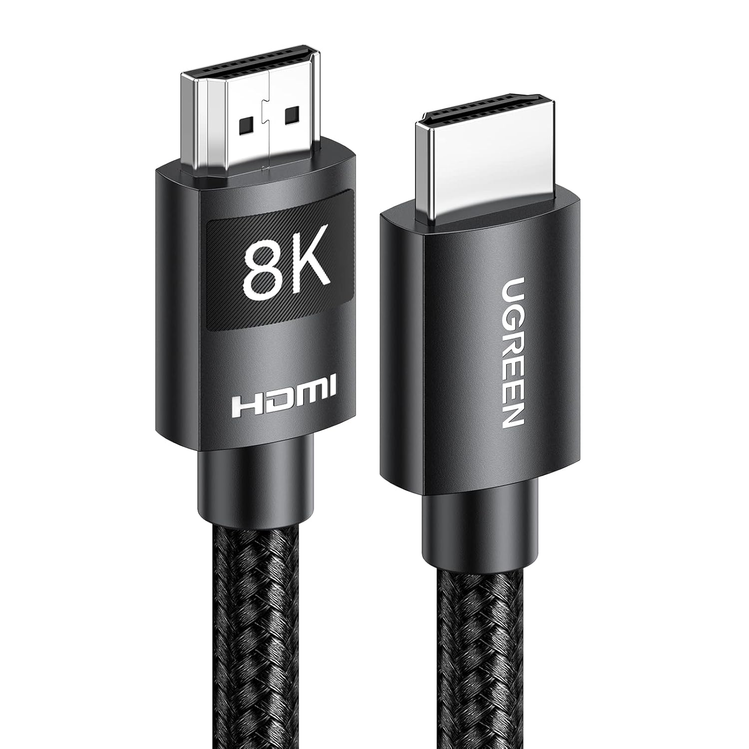 UGREEN HDMI 2.1 Kabel, Certyfikowany, 8K@60Hz, 4k@240Hz/120Hz, 48Gbps, 3M | High Speed Kabel, UHD, obsługuje HDR10+, eARC, VRR, ALLM, Oplot Nylonowy, kompatybilny z PC/Tryb Gry/TV/Soundbar - obrazek 2