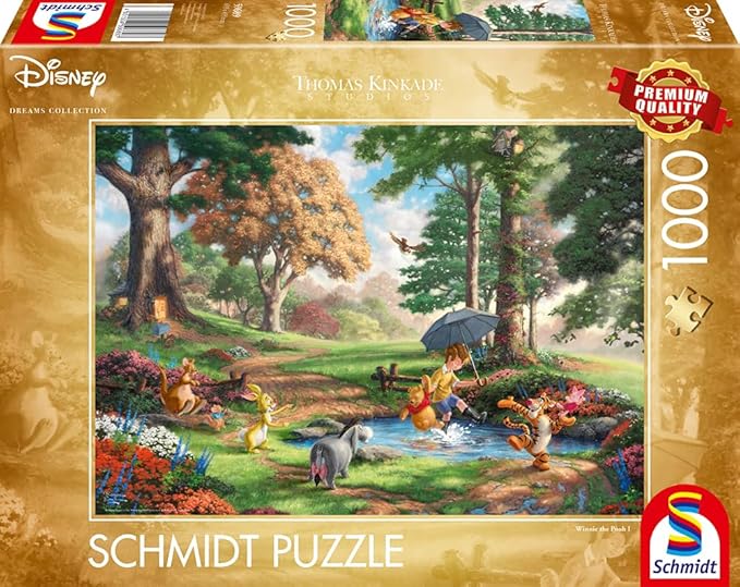 Schmidt Thomas Kinkade Puzzle Wielokolorowy - obrazek 4