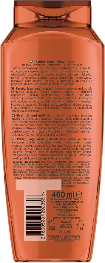 L'Oreal Paris Hair Care Elseve Magiczna Moc Olejków Bogaty Szampon - obrazek 2