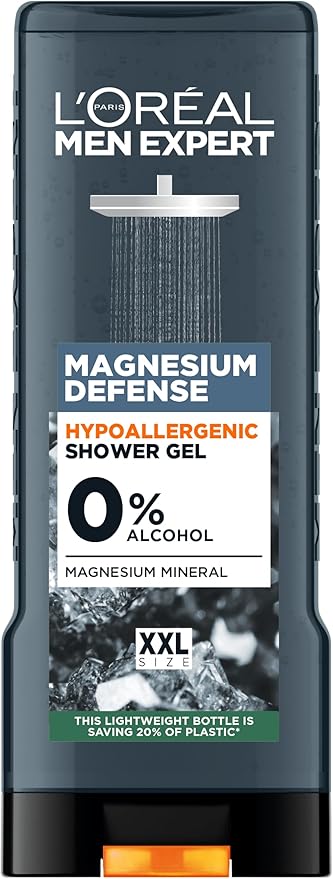 L'Oréal Paris Men Expert, MAGNESIUM DEFENSE, Żel pod prysznic, 400 ml
