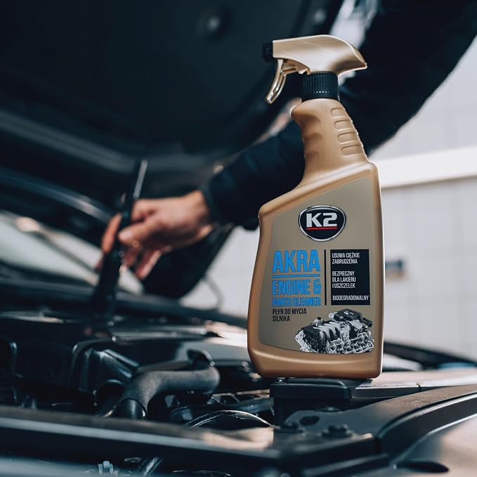 K2 AKRA Płyn do Mycia Silnika i Części 750ml z Atomizerem - obrazek 3