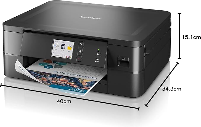Brother DCP-J1140DW 3 w 1 atramentowe urządzenie wielofunkcyjne (drukarka, skaner, kopiarka), kolor czarny, 400 x 151 x 343 mm - obrazek 5