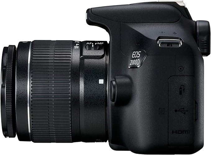 Canon EOS 2000D lustrzanka – z obiektywem EF-S 18-55 F3.5-5.6 III (24,1 MP, DIGIC 4+, 7,5 cm (3,0"), LCD, Full HD, WIFI, czujnik APS-C CMOS, czarny - obrazek 4