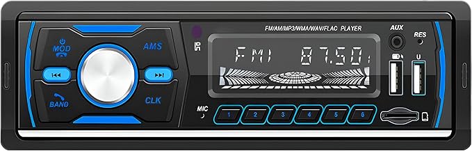 Retoo Radio samochodowe 1 DIN Bluetooth - obrazek 7