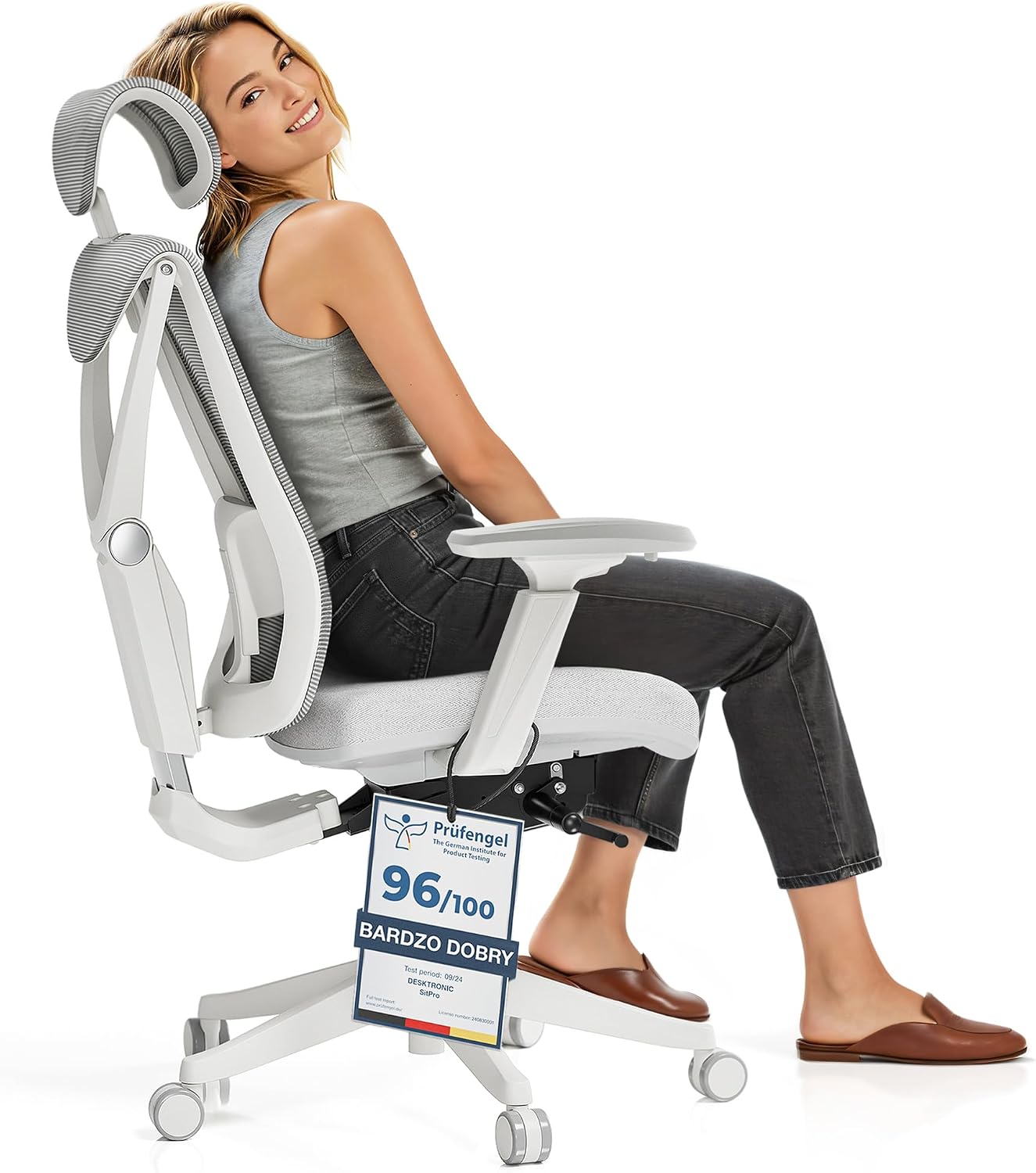 Desktronic Fotel Ergonomiczny Biurkowy - obrazek 2