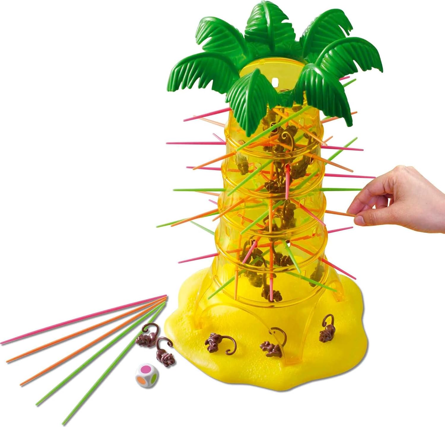 Mattel Games Tumblin Monkeys gra dla dzieci - obrazek 4