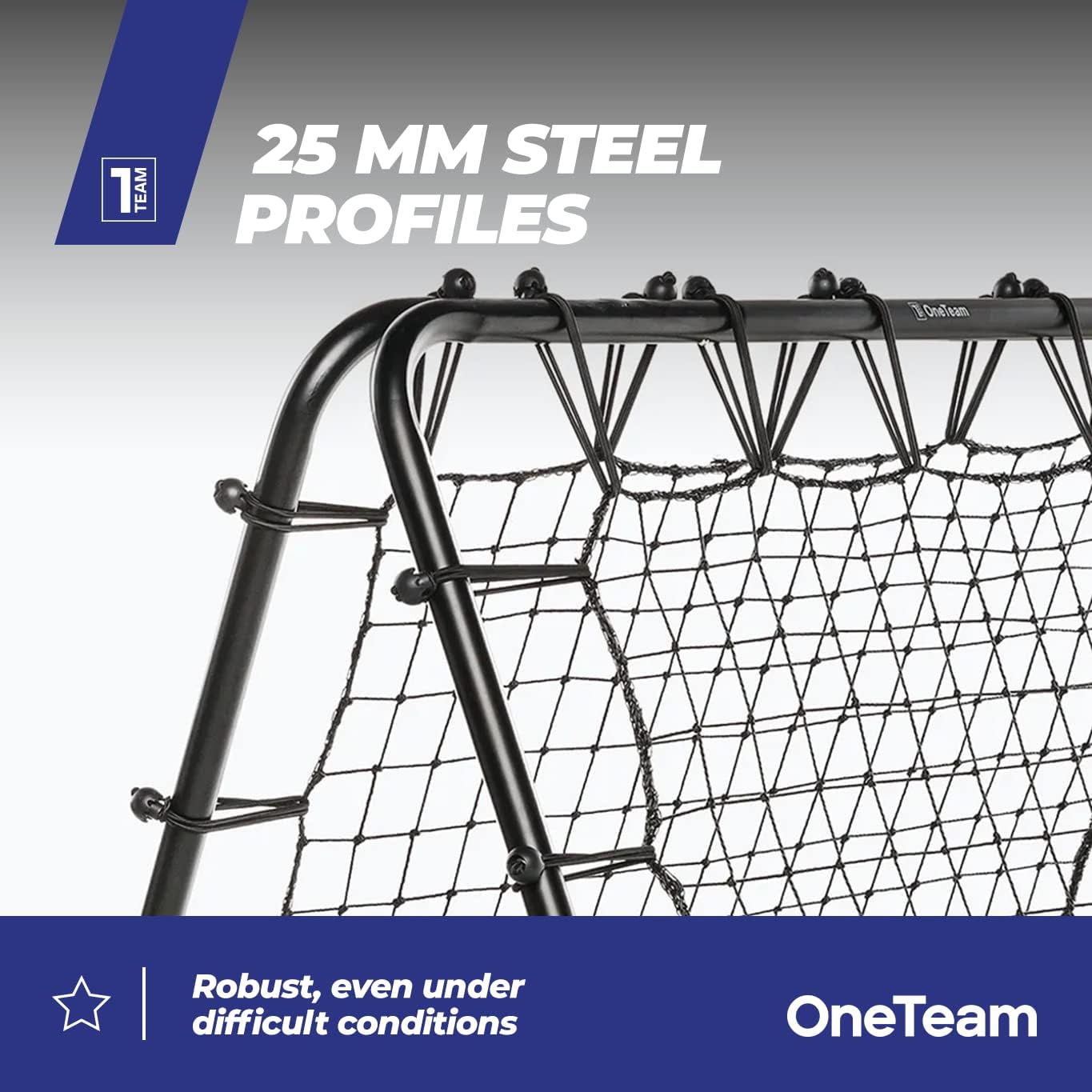 OneTeam Rebounder dwustronna do treningu piłki nożnej - obrazek 4