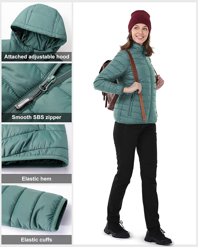 Outdoor Ventures Damska kurtka pikowana - obrazek 7