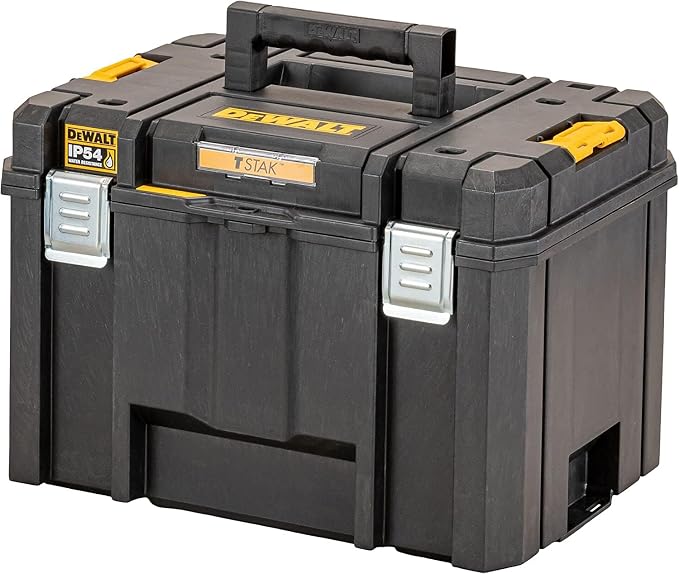 Dewalt Tstak 2.0 Walizka Systemowa, Czarny/Żółty, 44 x 30 x 38 cm