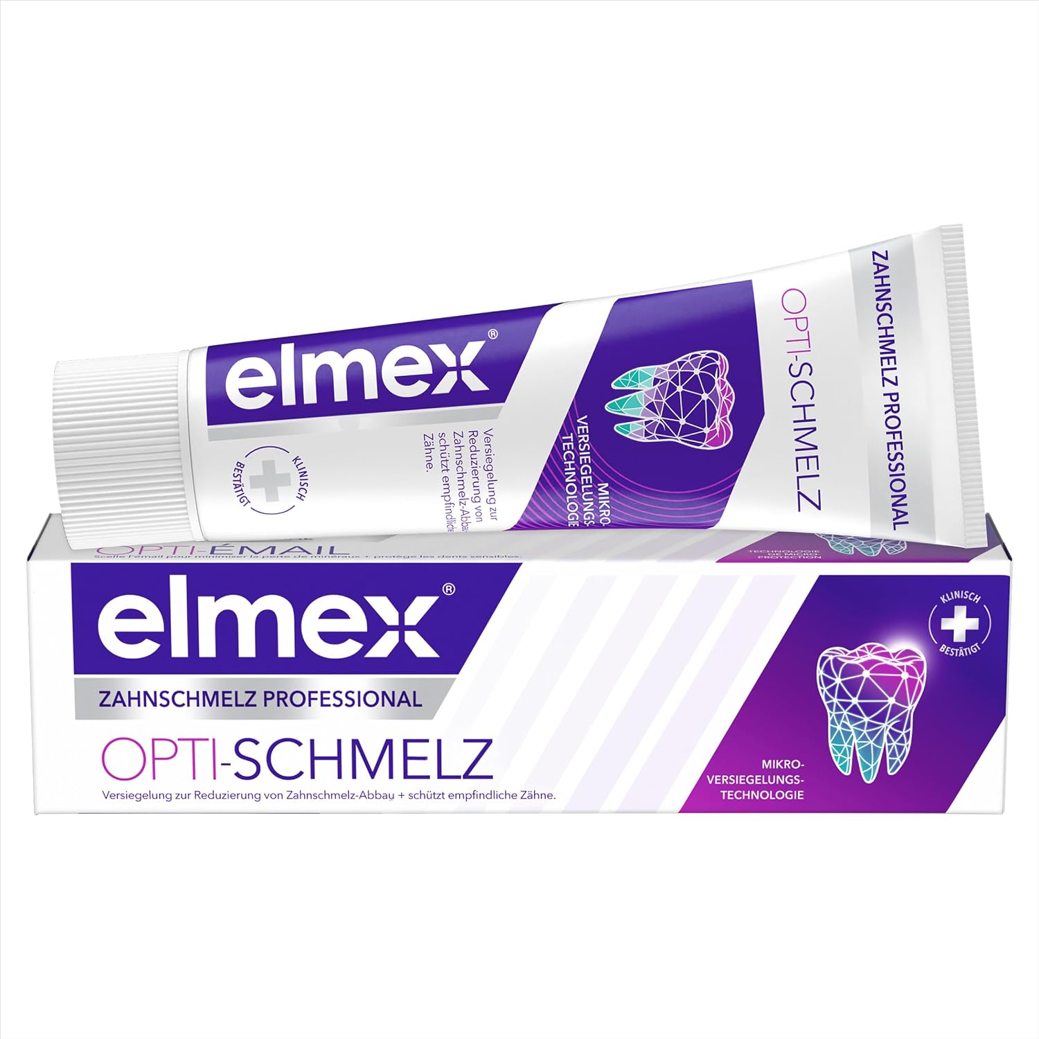 Elmex Opti-schmelz professional Zahnpasta Versiegelung und Stärkung - obrazek 2