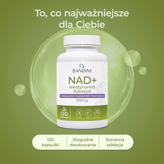 Bandini® Liposomalny NAD+ 120 kapsułek - obrazek 4