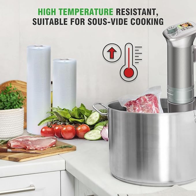 KitchenBoss Worki Próżniowe do Żywności 5 Rolki - obrazek 3