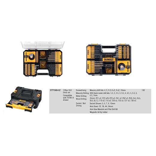 Dewalt Hss Zestaw Wierteł, Czarny/Żółty, 100 Elementów - obrazek 3