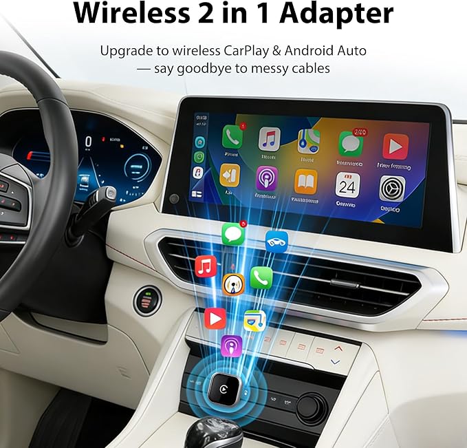 Sunweyer Bezprzewodowy adapter CarPlay i bezprzewodowy adapter - obrazek 5