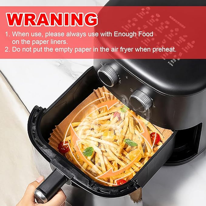 Papier do Pieczenia Frytkownica Beztłuszczowa Airfryer - obrazek 7
