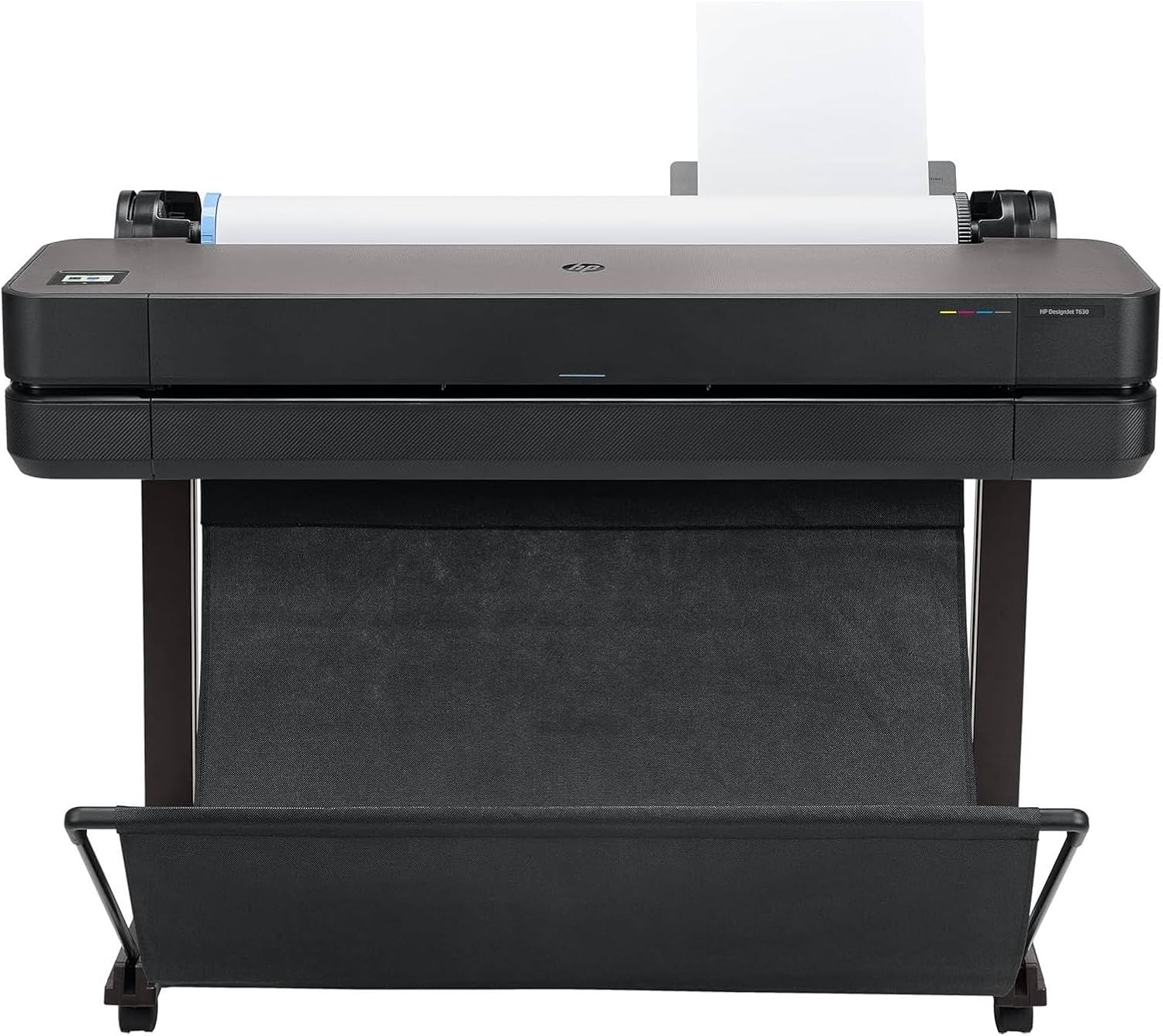 HP DesignJet T630 91 cm (5HB11D), Wielkoformatowa Drukarka, Ploter, Standard A4-A0, 76 Wydruków A1/Godz., Wi-Fi, Ethernet, USB, 2400x1200 dpi, Metal z recyklingu, Gwarancja 1 Rok, HP Click, Czarny - obrazek 2