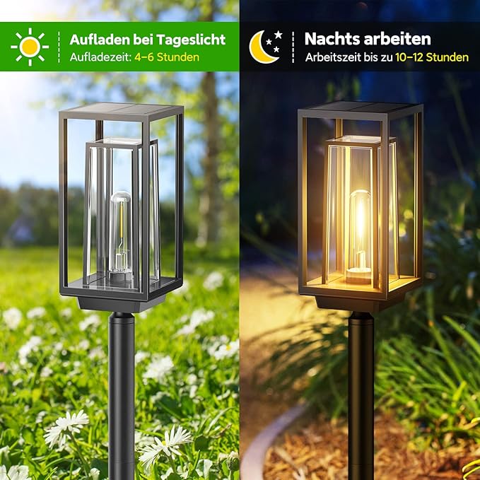 Lampy solarne do ogrodu na zewnątrz - obrazek 3
