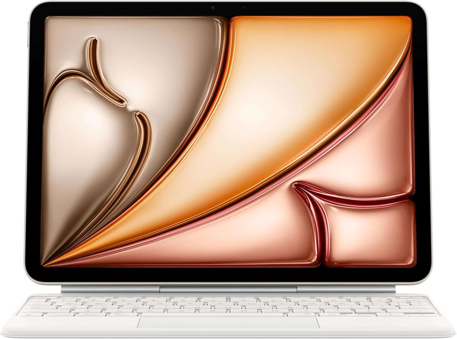 Apple Klawiatura Magic Keyboard do iPada Air 11 cali (M3) – angielski (międzynarodowy) – biała - obrazek 2
