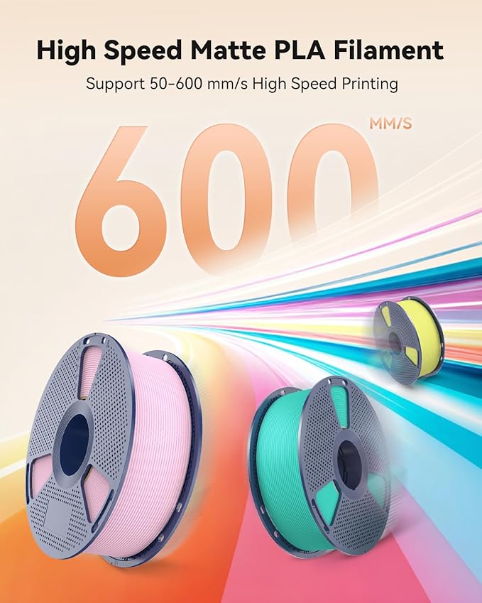 SUNLU High Speed Matte PLA Filament - obrazek 3