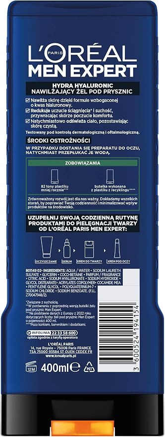 L'Oréal Paris Men Expert HYDRA HYALURONIC - obrazek 2