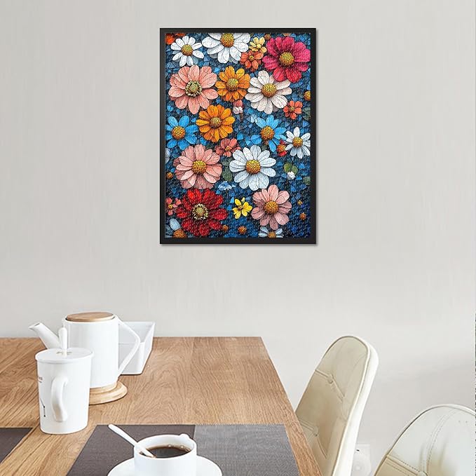 Puzzle 1000 elementów żywe kwiaty dla dorosłych - obrazek 2