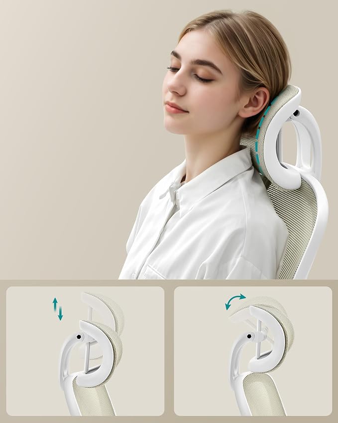SONGMICS ergonomiczne krzesło biurowe - obrazek 6