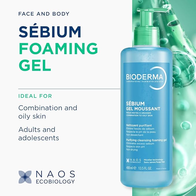 BIODERMA Sébium Żel Piankowy Delikatny czyszczący oczyszczacz - obrazek 2