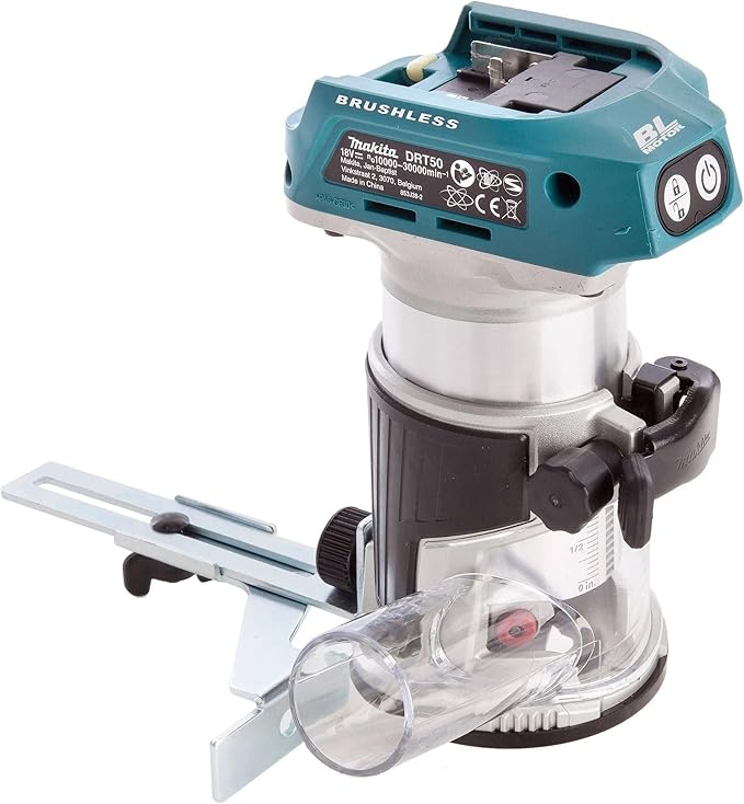 Makita Drt50Z Frezarka, Szary/Czarny, 13.4 x 8.9 x 22.6 cm