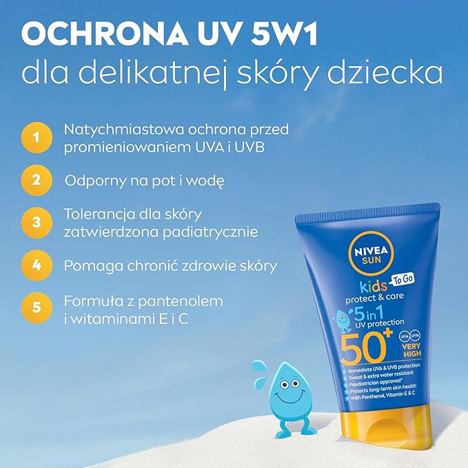 NIVEA SUN Kids Protect & Care Balsam do opalania dla dzieci SPF - obrazek 3