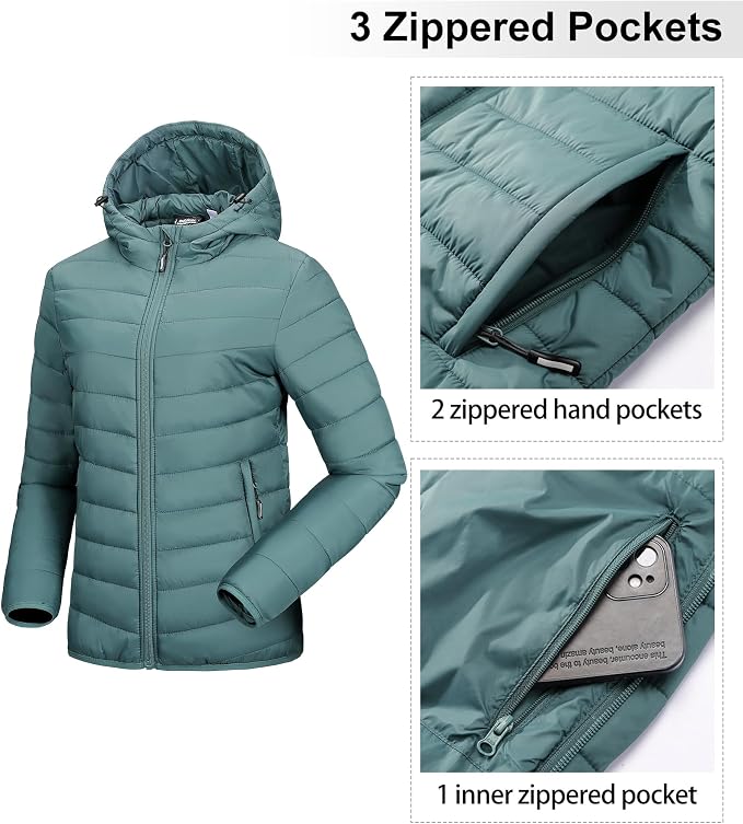 Outdoor Ventures Damska kurtka pikowana - obrazek 6