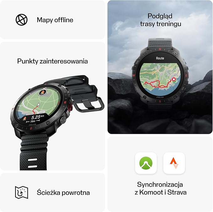 Polar Grit X2 Pro Outdoorowy Zegarek GPS ze Szkłem Szafirowym - obrazek 3