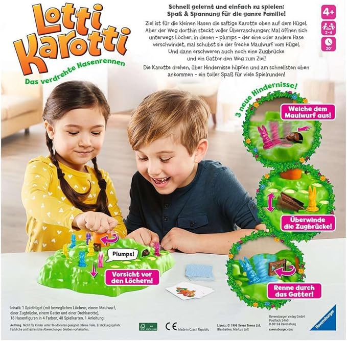 Ravensburger Lotti Karotti Gra Planszowa - obrazek 2