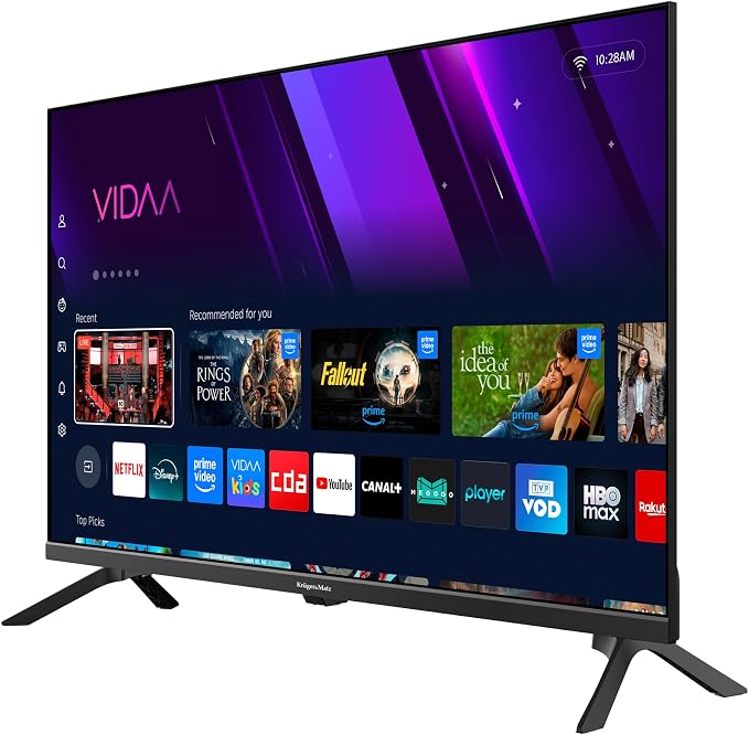Kruger&Matz Telewizor 32" HD SmartTV Vidaa Dolby Digital DVB-T2/S2 H.265 Hevc - obrazek 2