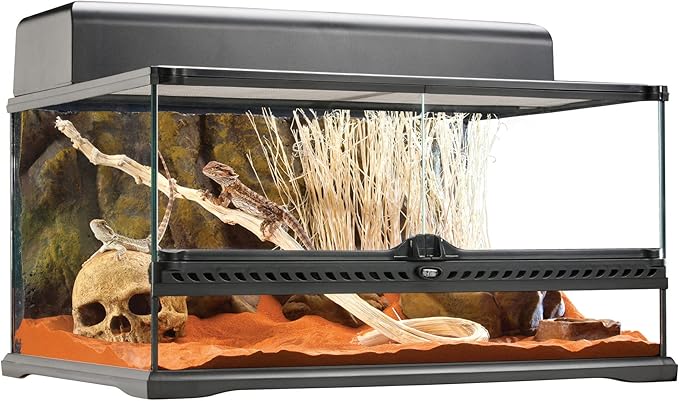 Exo Terra 7 Terrarium Czarny Bezbarwny