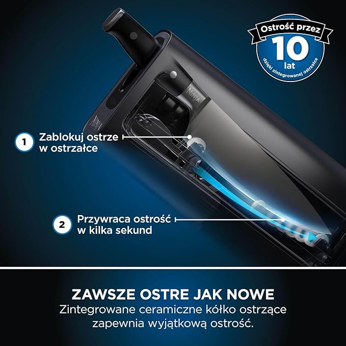 Ninja Foodi StaySharp blok na noże z wbudowaną ostrzałką - obrazek 5