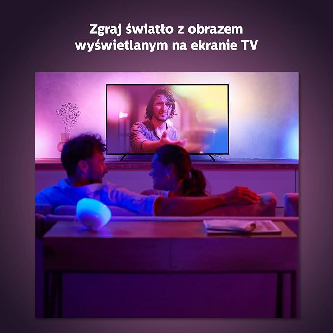 Philips Hue Play Taśma LED, 75 cali, Gradient Taśma LEDowa z 16mln Kolorów, Smart LED do Podświetlenia TV i Gamingu - obrazek 2