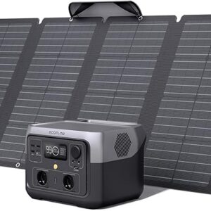 ECOFLOW RIVER 2 MAX przenośna elektrownia z panelem słonecznym 160