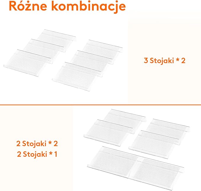 Lifewit Plastikowa Regulowana Taca na Przyprawy do Organizacji - obrazek 6